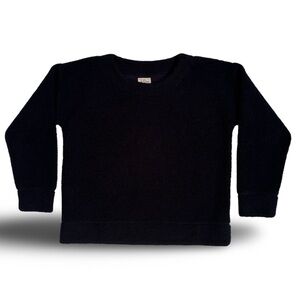 J. Crew Vintage Fleece Sherpa Sweatshirt Navy Size XS